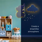 Lumieworld LumiDreams Elephant Wall Light for Kids Decor Night Light LED - 