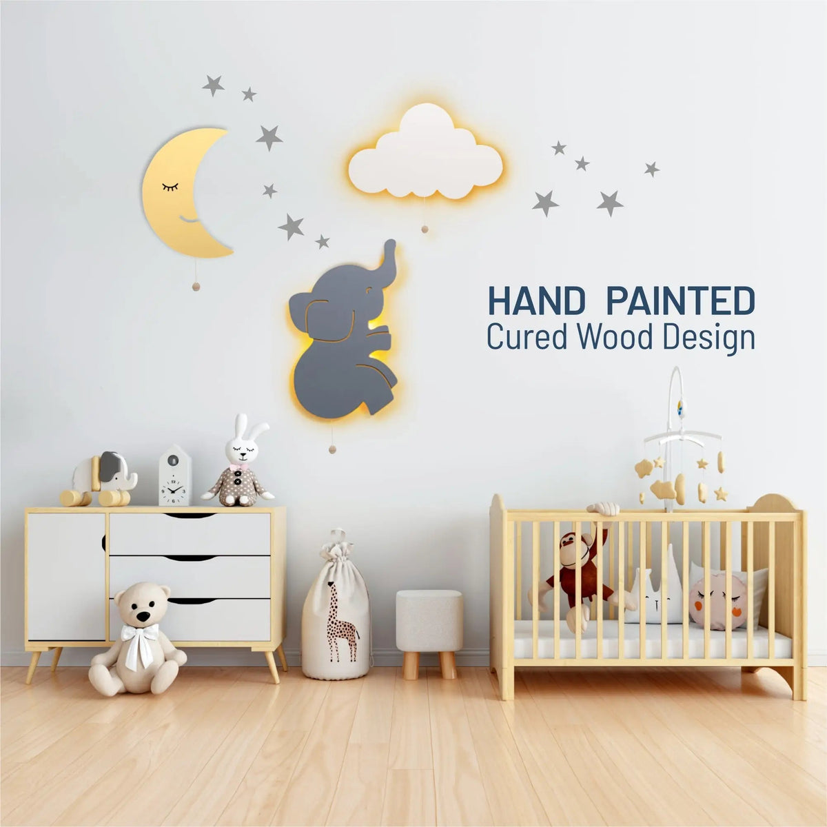 Lumieworld LumiDreams Wall Light - Kid's Decor Nightlight Cloud - 