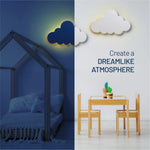 Lumieworld LumiDreams Wall Light - Kid's Decor Nightlight Cloud - 