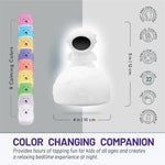 Lumieworld LumiPets Alice the Astronaut Touch Night Light for Kids - 
