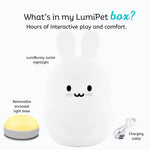 Lumieworld LumiPets® Basil the Bunny - Children's Touch Night Light Junior - 