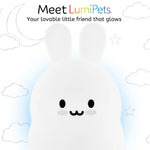 Lumieworld LumiPets® Baxter the Bunny - Children's Touch Night Light - 