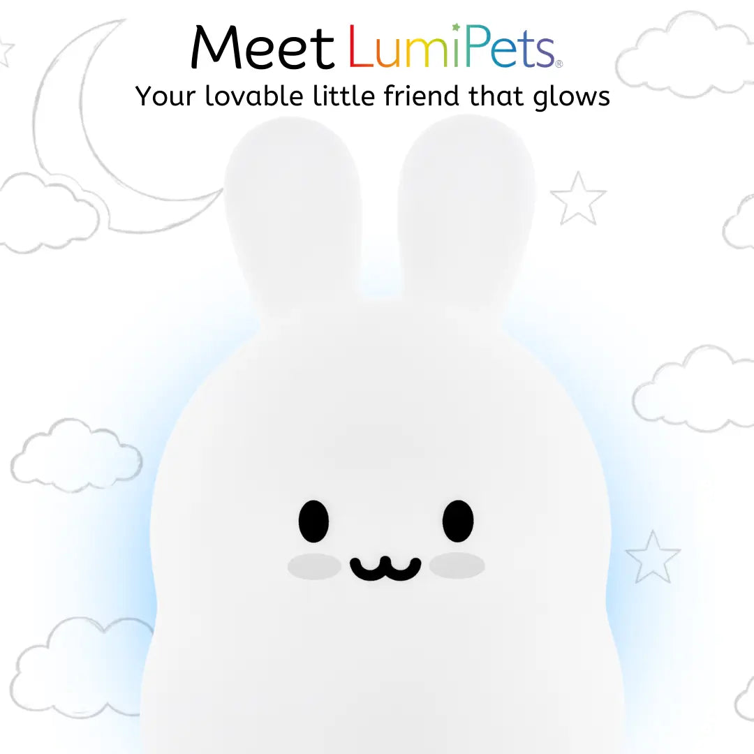 Lumieworld LumiPets® Baxter the Bunny - Children's Touch Night Light - 