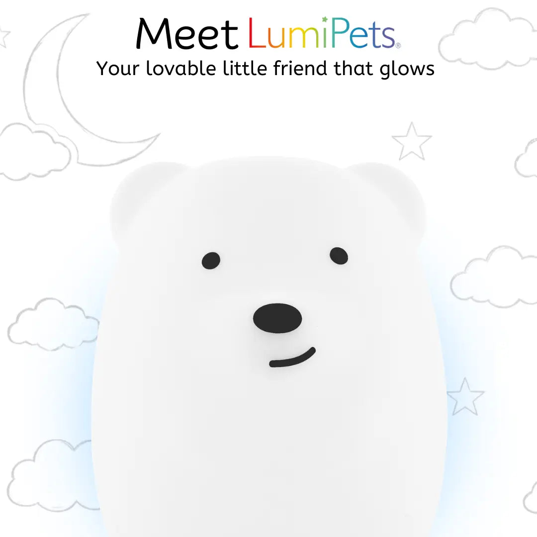 Lumieworld LumiPets® Bella the Bear - Children's Touch Night Light Junior - 