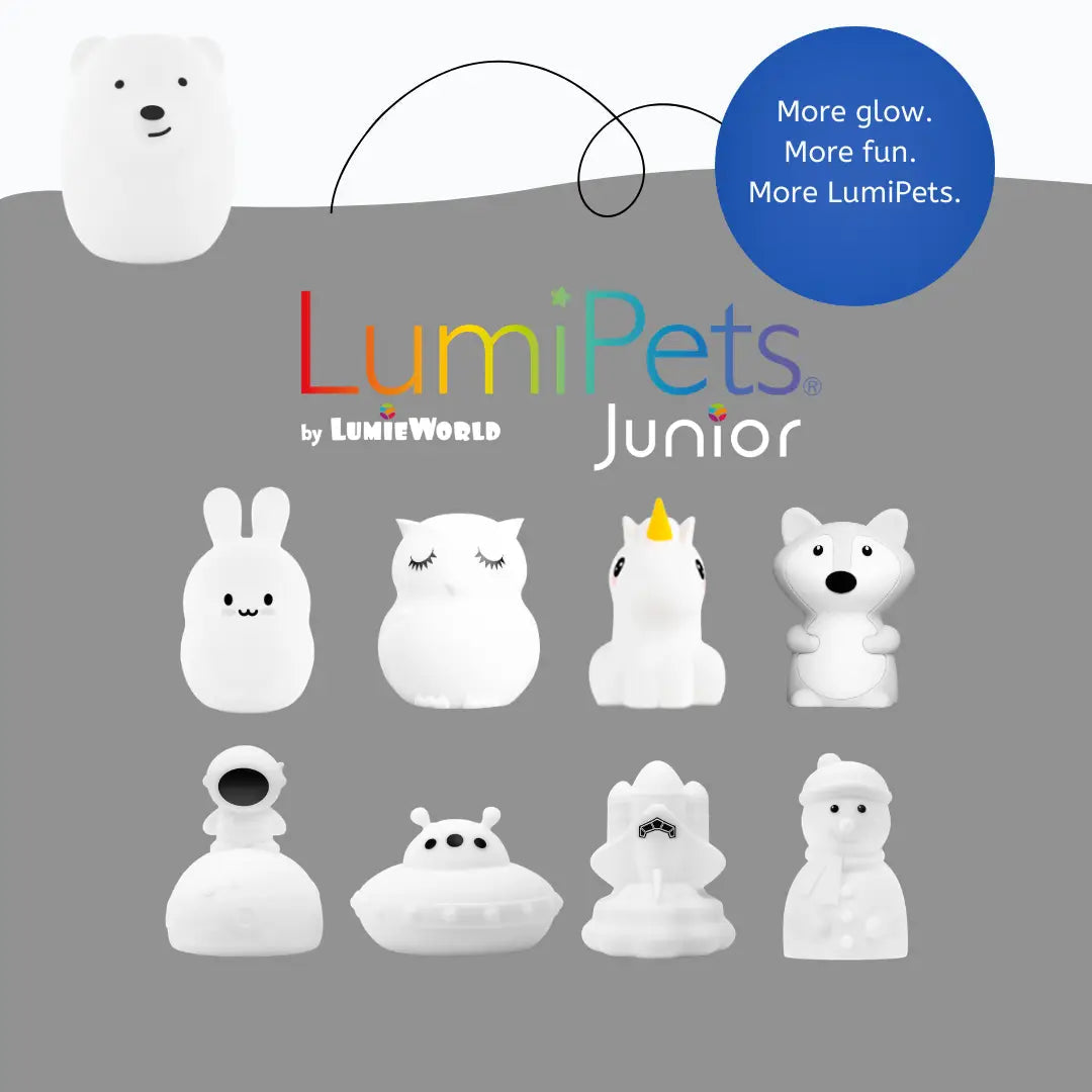 Lumieworld LumiPets® Bella the Bear - Children's Touch Night Light Junior - 