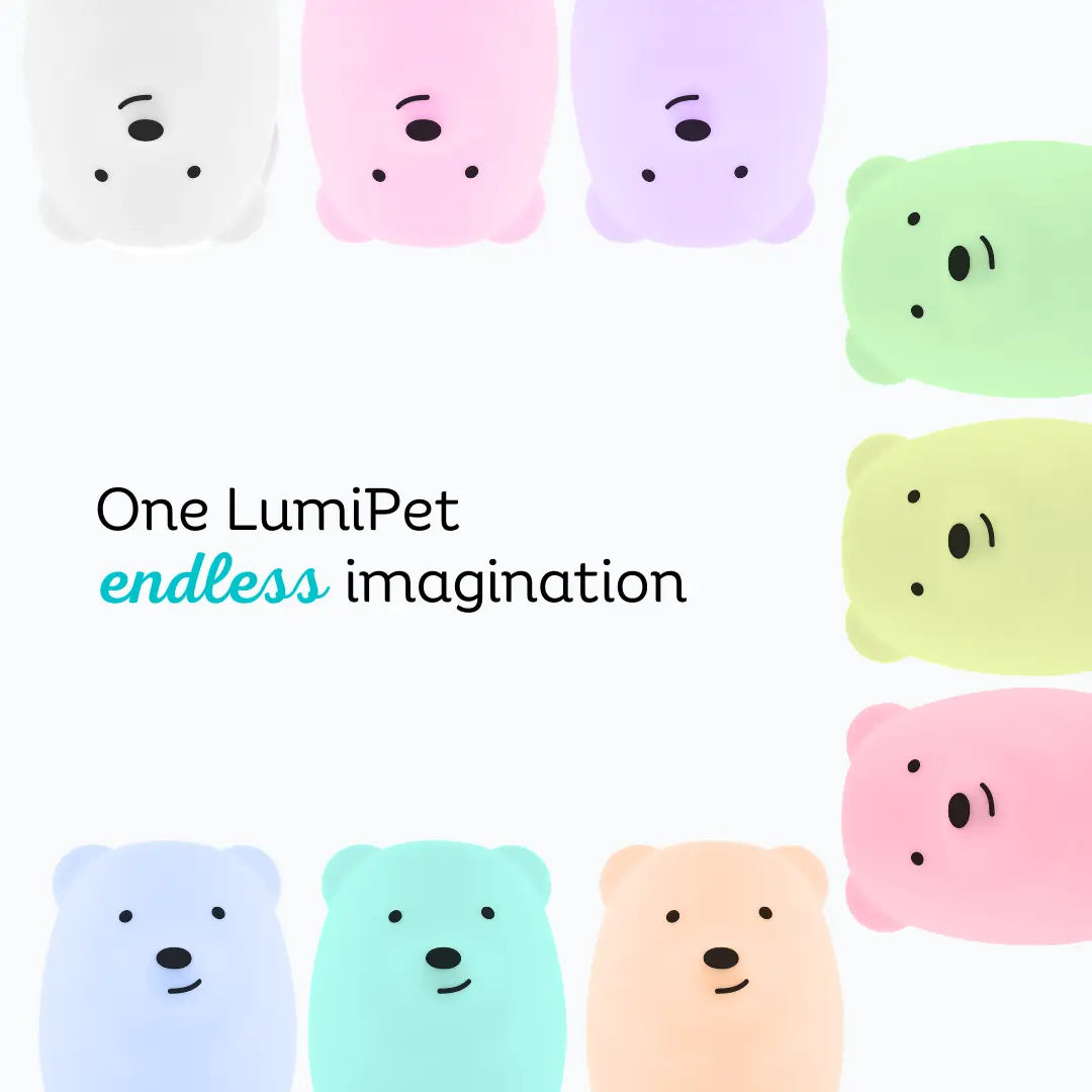Lumieworld LumiPets® Bella the Bear - Children's Touch Night Light Junior - 