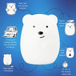 Lumieworld LumiPets® Benny the Bear - Children's Touch Night Light - 