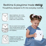 Lumieworld LumiPets® Benny the Bear - Children's Touch Night Light - 