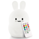 Lumieworld LumiPets® Bunny Night Light for Kids - Silicone Rabbit Nursery Lamp - 