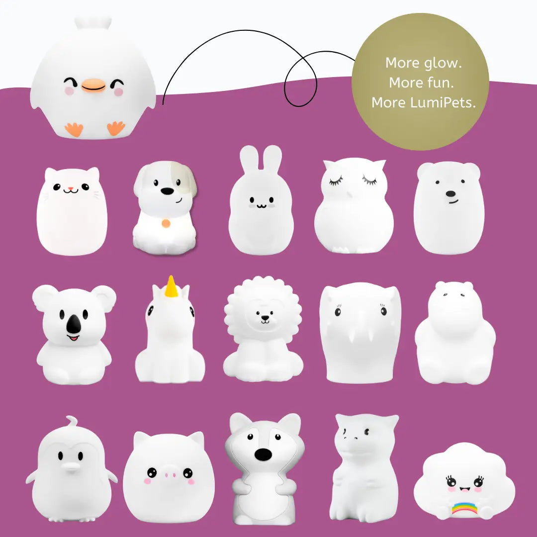 Lumieworld LumiPets® Clara the Chicken - Children's Touch Night Light - 