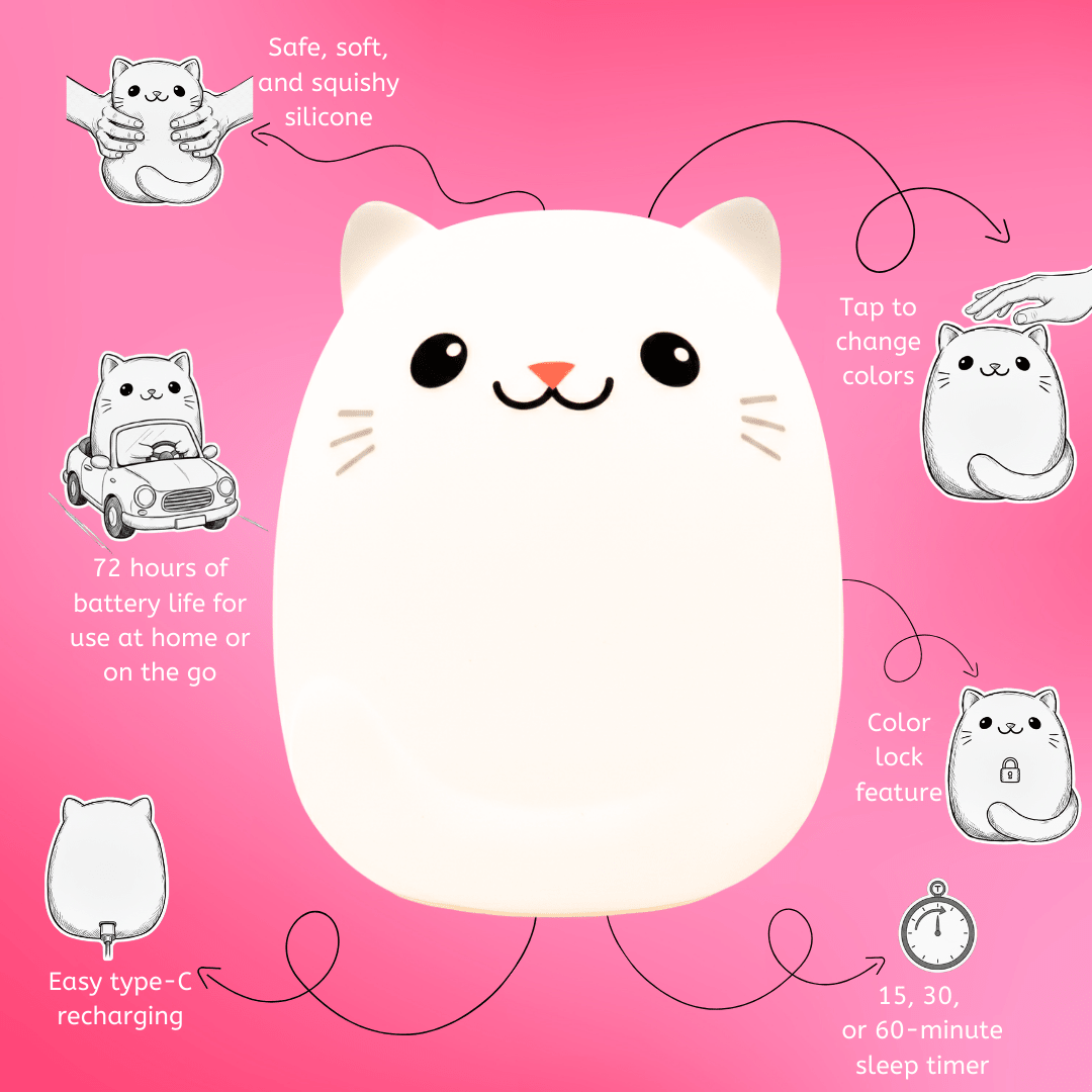 Lumieworld LumiPets Clive the Cat Night Light