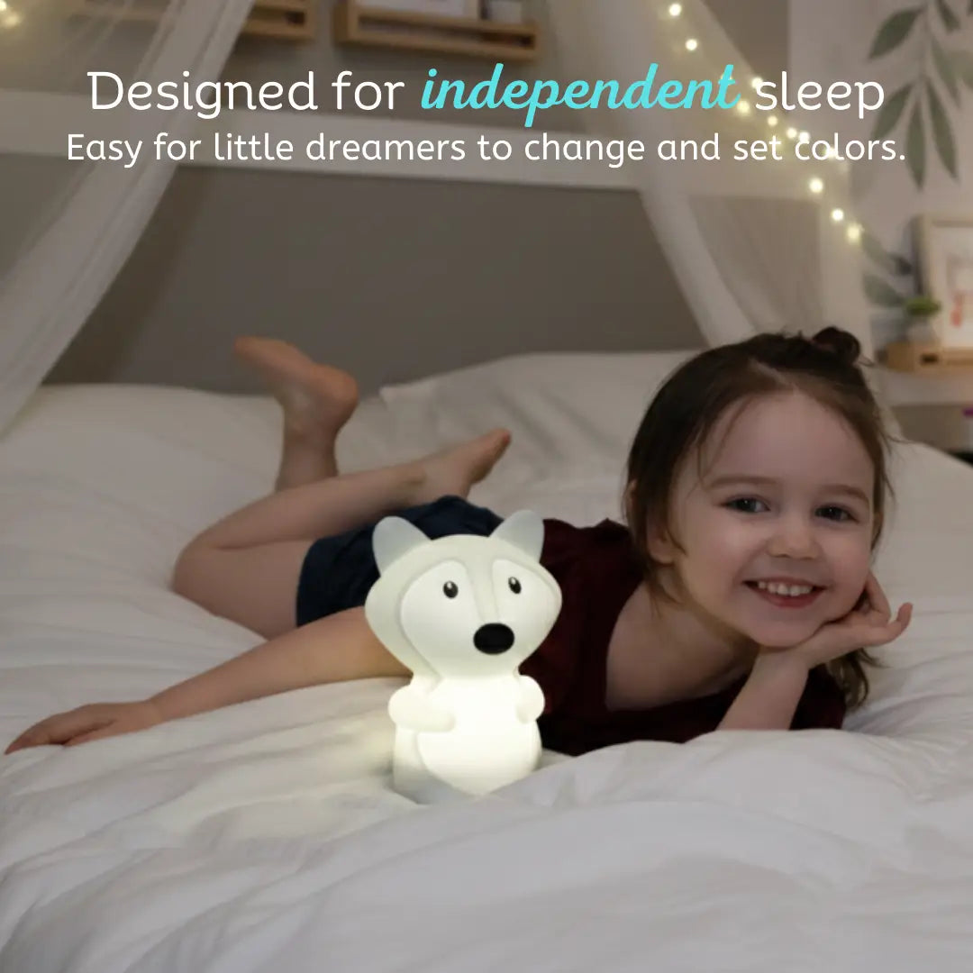 Lumieworld LumiPets® Felix the Fox - Children's Touch Night Light Junior - 