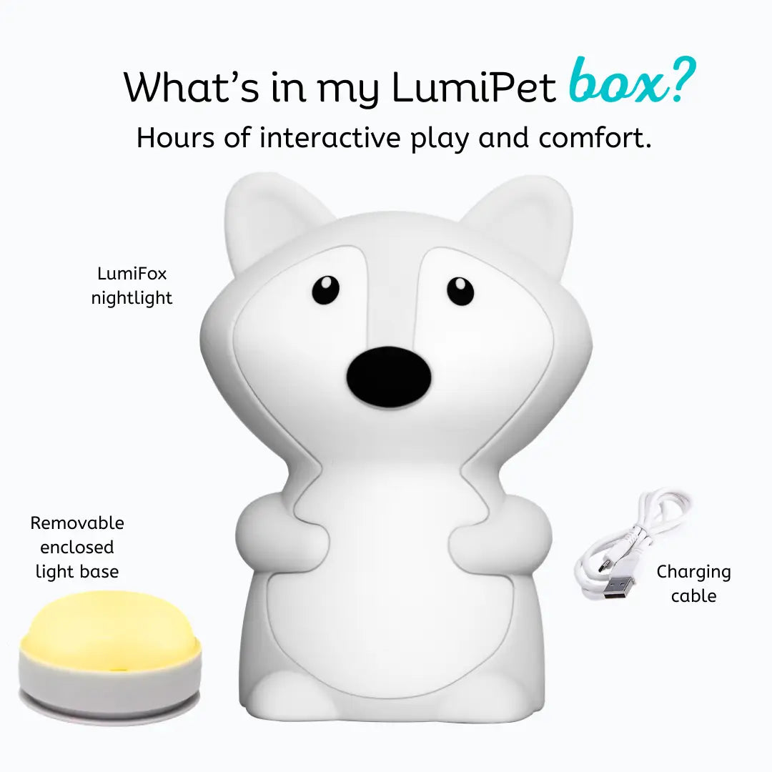 Lumieworld LumiPets® Felix the Fox - Children's Touch Night Light Junior - 