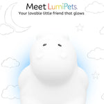 Lumieworld LumiPets® Honey the Hippo - Children's Touch Night Light - 