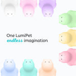 Lumieworld LumiPets® Honey the Hippo - Children's Touch Night Light - 
