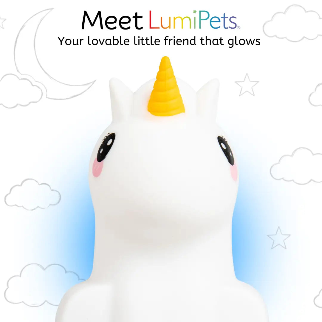 Lumieworld LumiPets® Junior Unicorn - Children's Nursery Touch Night Light - 