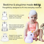Lumieworld LumiPets® Junior Unicorn - Children's Nursery Touch Night Light - 