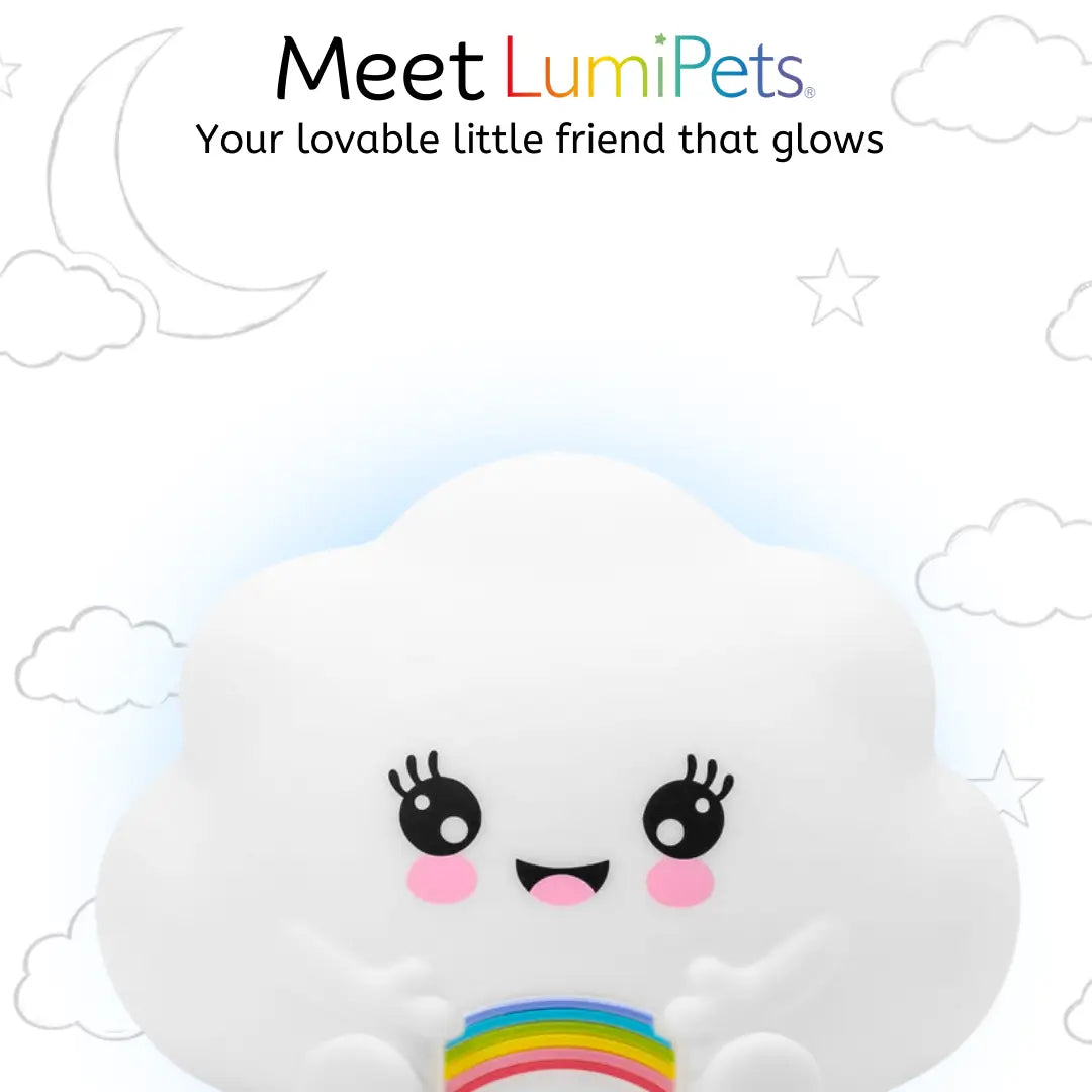 Lumieworld LumiPets® Kawaii Cloud - Children's Nursery Touch Night Light - 