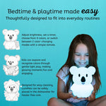 Lumieworld LumiPets® Keith the Koala - Children's Touch Night Light - 