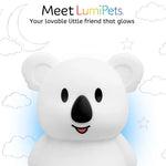 Lumieworld LumiPets® Keith the Koala - Children's Touch Night Light - 