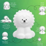 Lumieworld LumiPets® Luther the Lion - Children's Touch Night Light - 