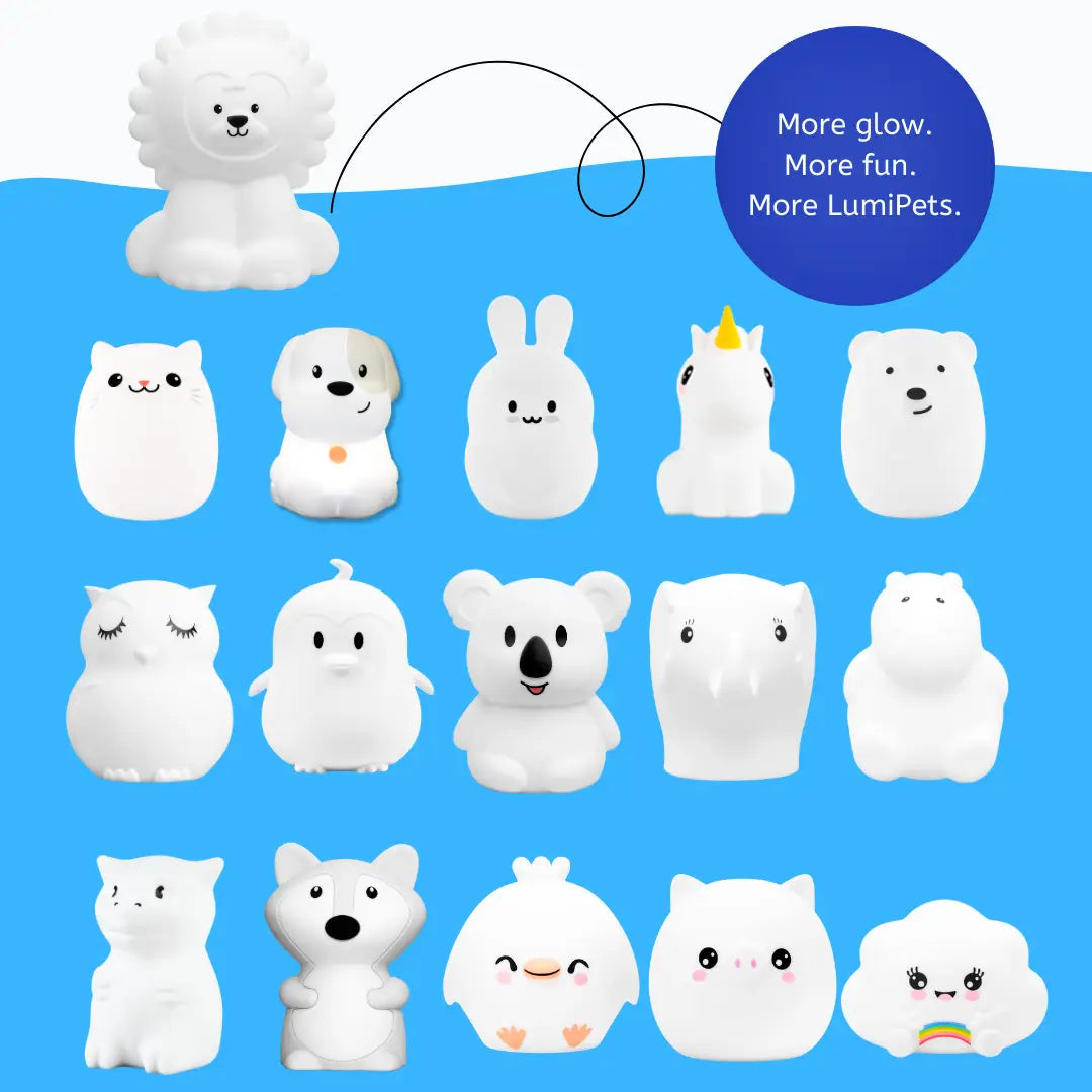 Lumieworld LumiPets® Luther the Lion - Children's Touch Night Light - 
