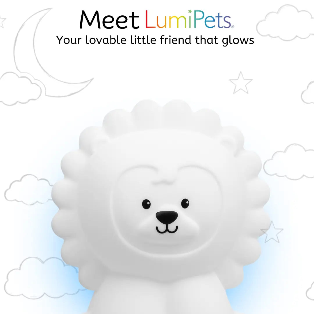 Lumieworld LumiPets® Luther the Lion - Children's Touch Night Light - 