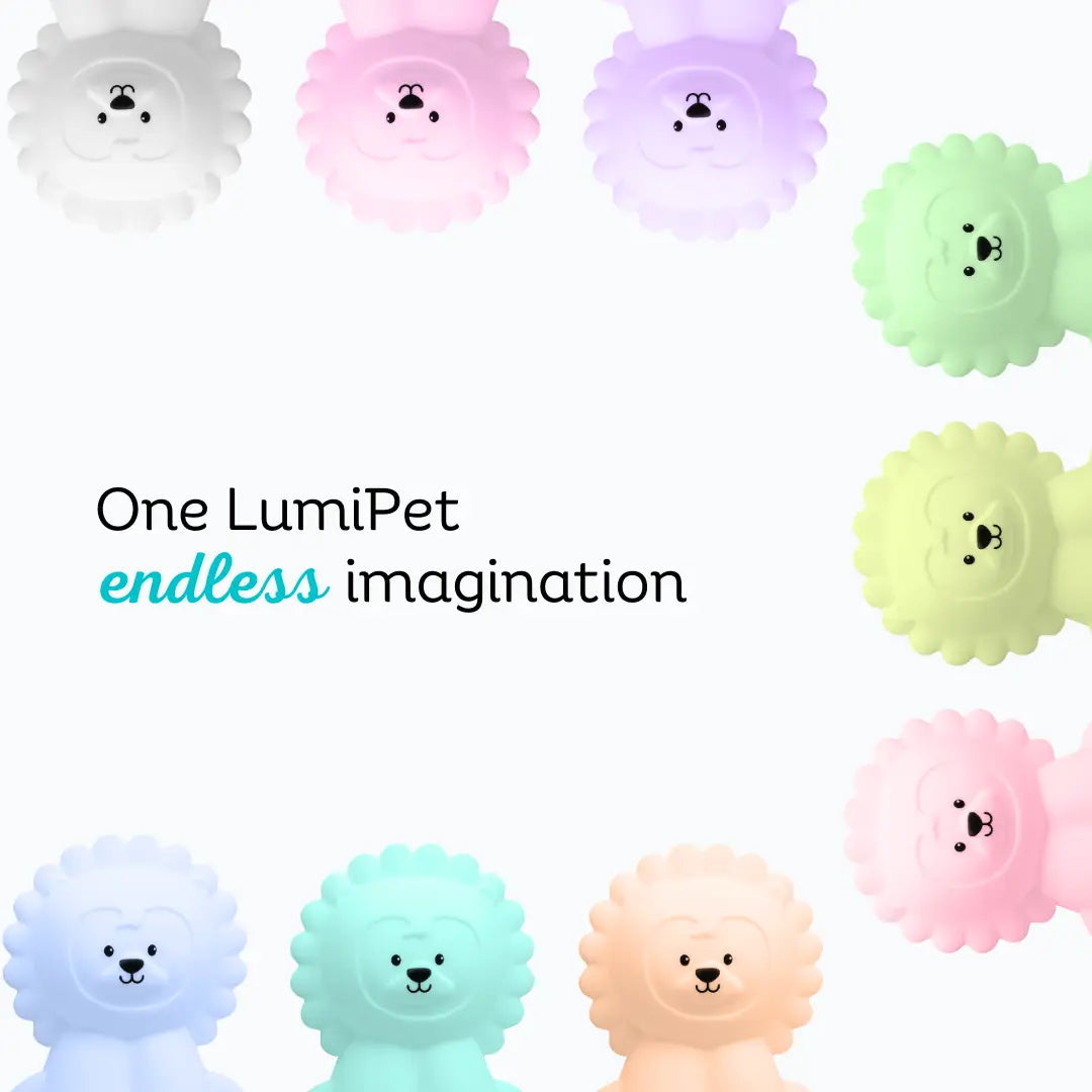 Lumieworld LumiPets® Luther the Lion - Children's Touch Night Light - 