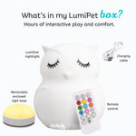 Lumieworld LumiPets Opal Owl Night Light For Nurseries And Kids Rooms - 