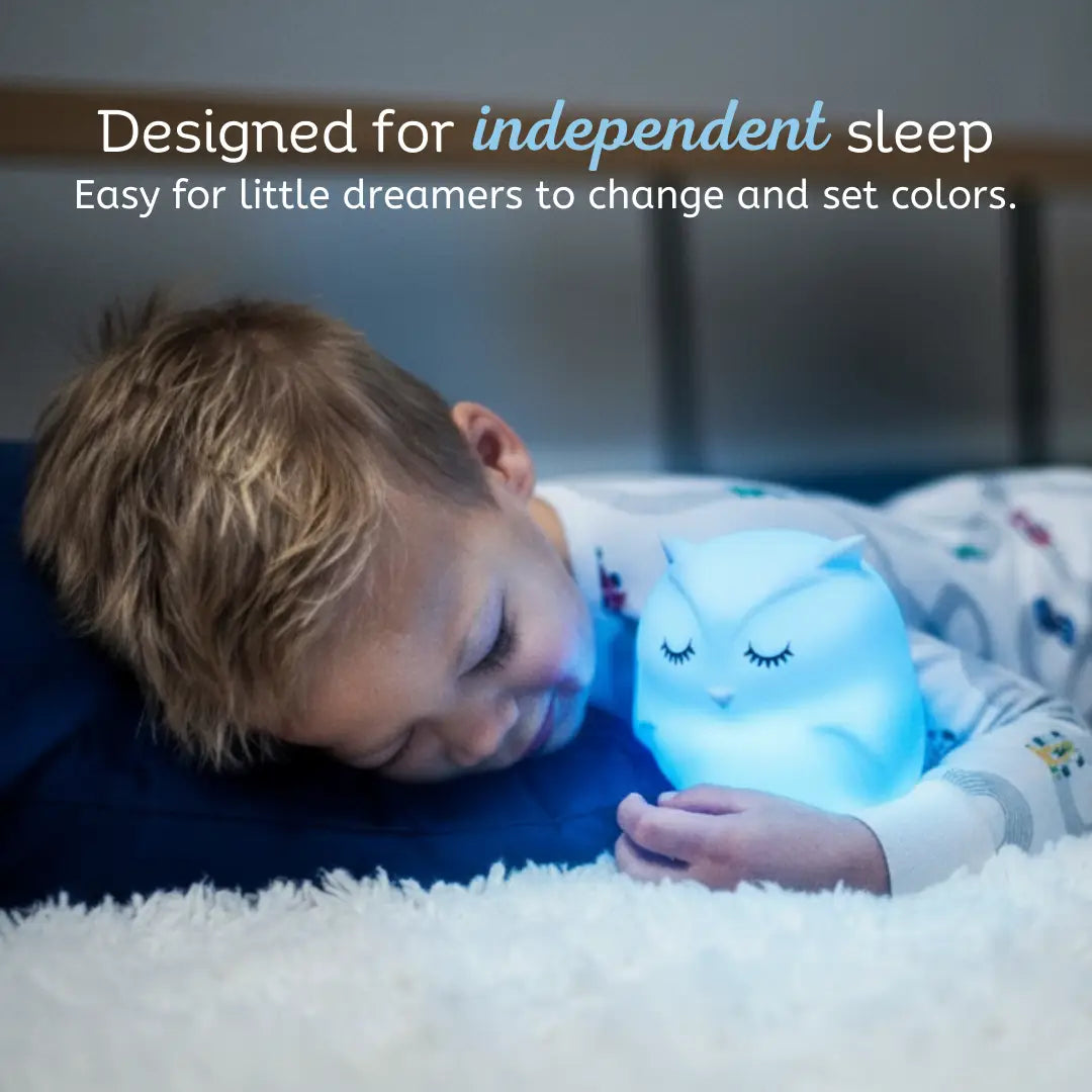 Lumieworld LumiPets Opal Owl Night Light For Nurseries And Kids Rooms - 