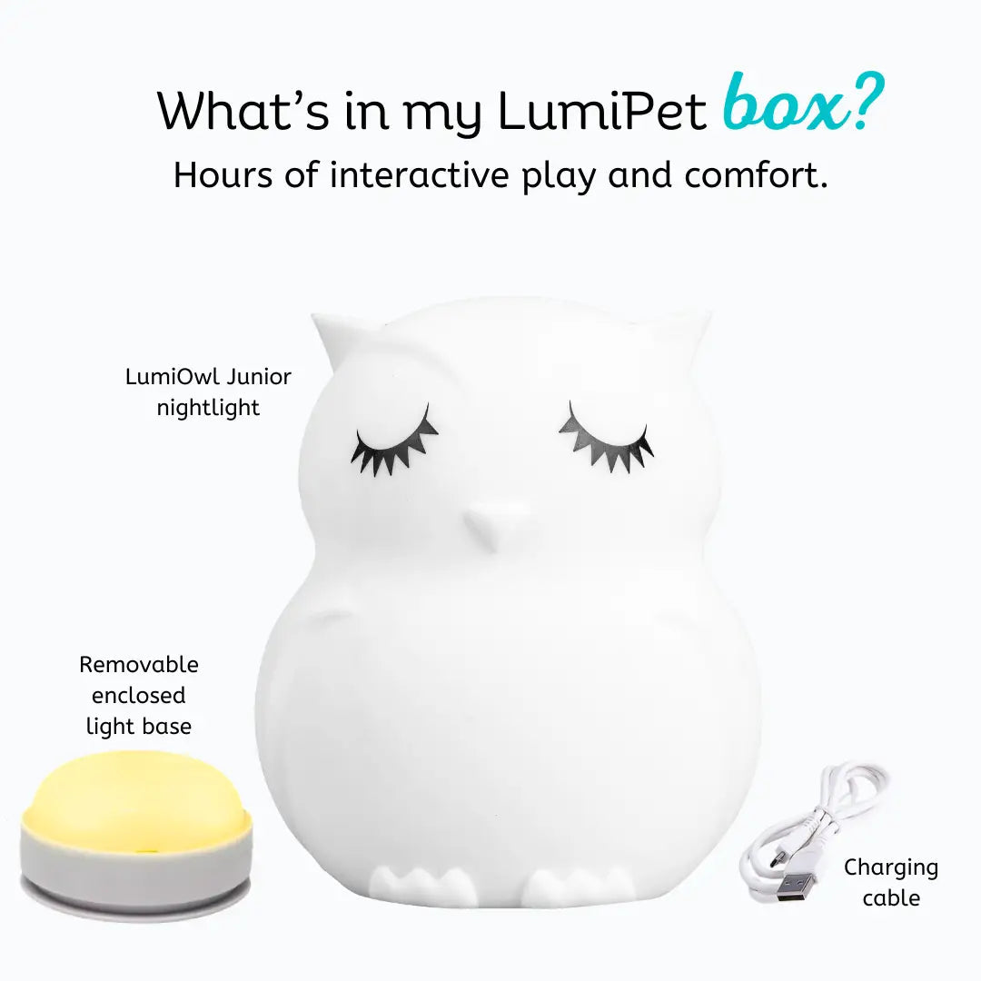 Lumieworld LumiPets® Owen the Owl - Children's Touch Night Light Junior - 