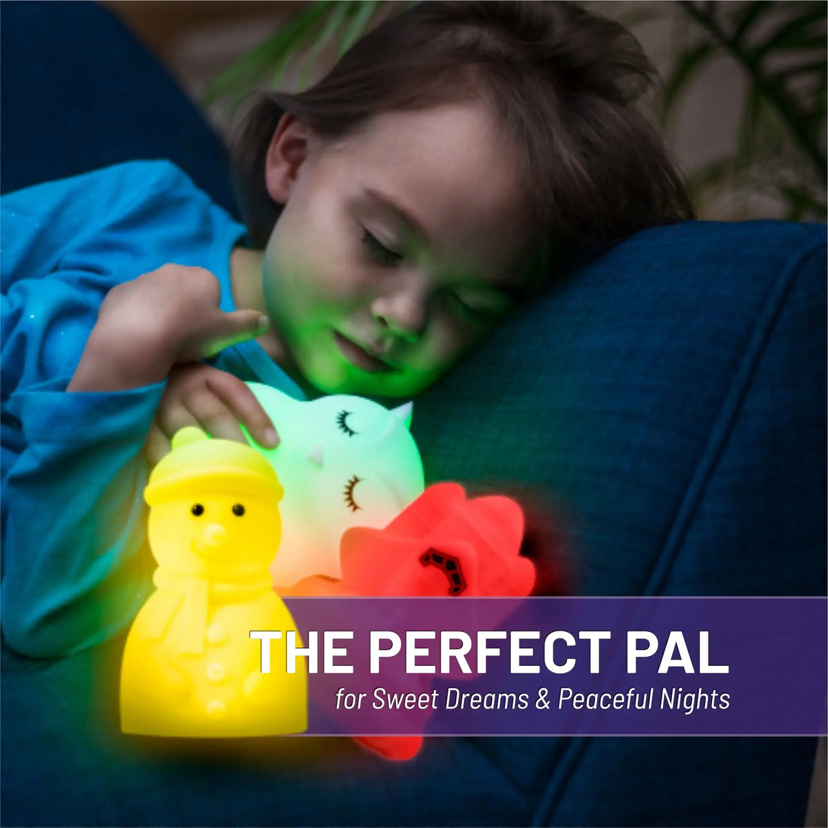 Lumieworld LumiPets Stanley the Snowman Touch Night Light for Kids Junior - 
