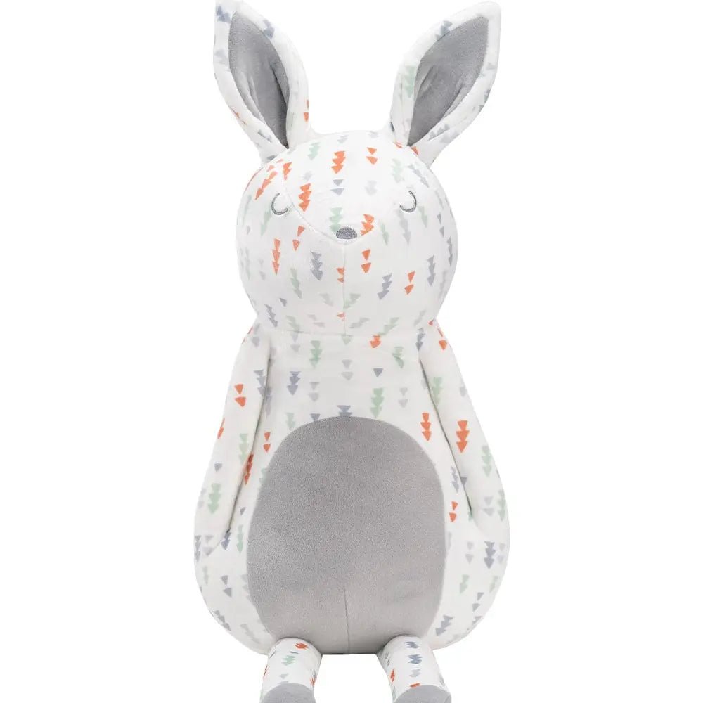 Goosewaddle® | Newborn Baby Blankets Toys Teethers Bibs & More Luna Bunny Gray Super Soft Plush Rabbit for Cozy Nursery