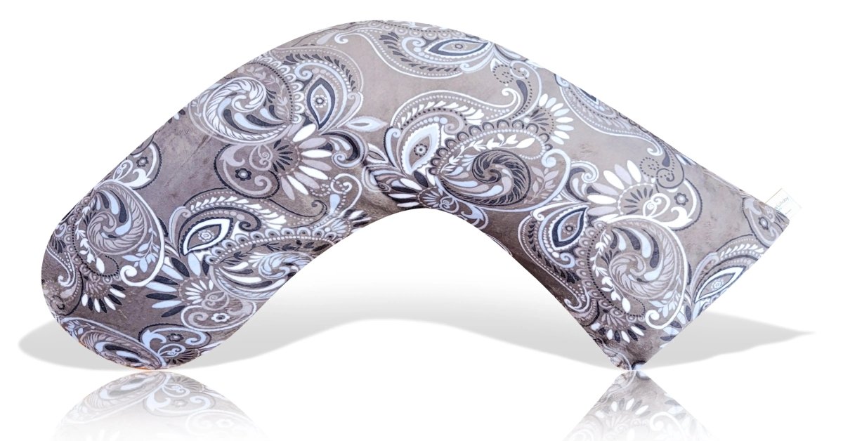 Luna Lullaby Luna Lullaby Award Winning Nursing Pillow Taupe Paisley - Everetts Place Boutique - 