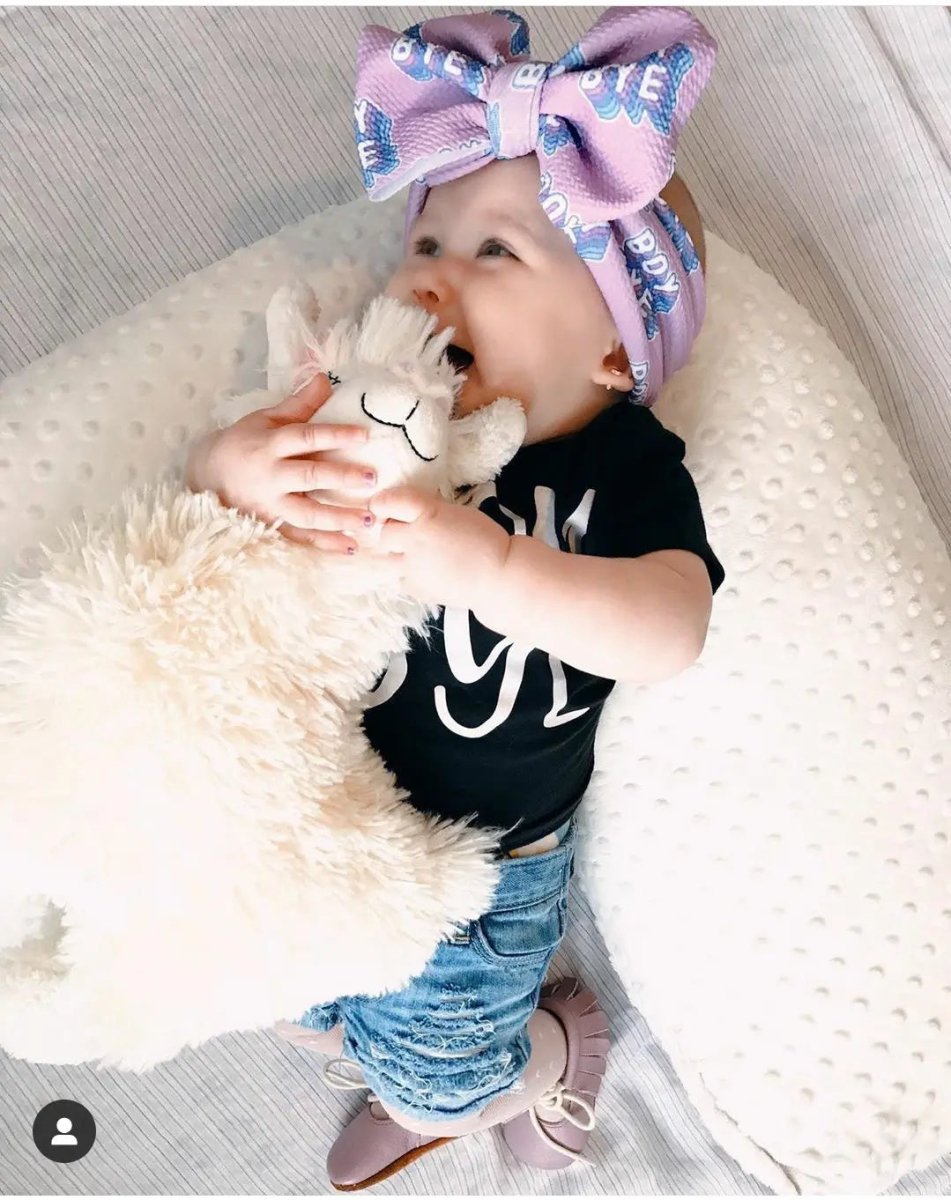 Luna Lullaby Luna Lullaby Nursing Pillow Classic Cozy Plaid V Shaped - Everetts Place Boutique - 