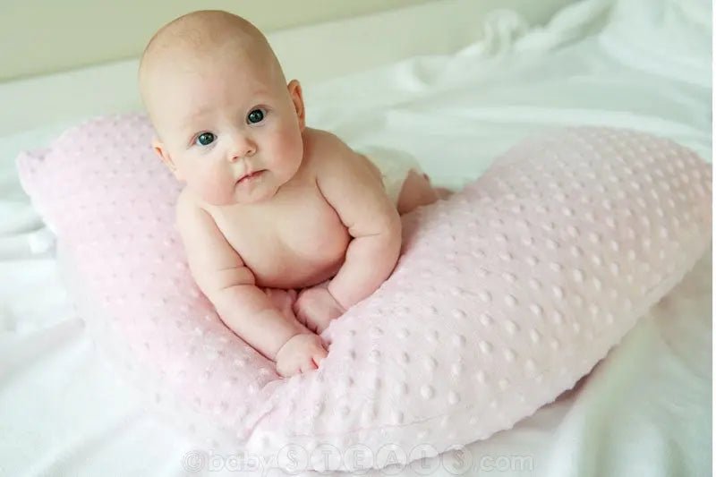 Luna Lullaby Luna Lullaby Nursing Pillow Cover Ivory Dot Soft Plush Minky - Everetts Place Boutique - 