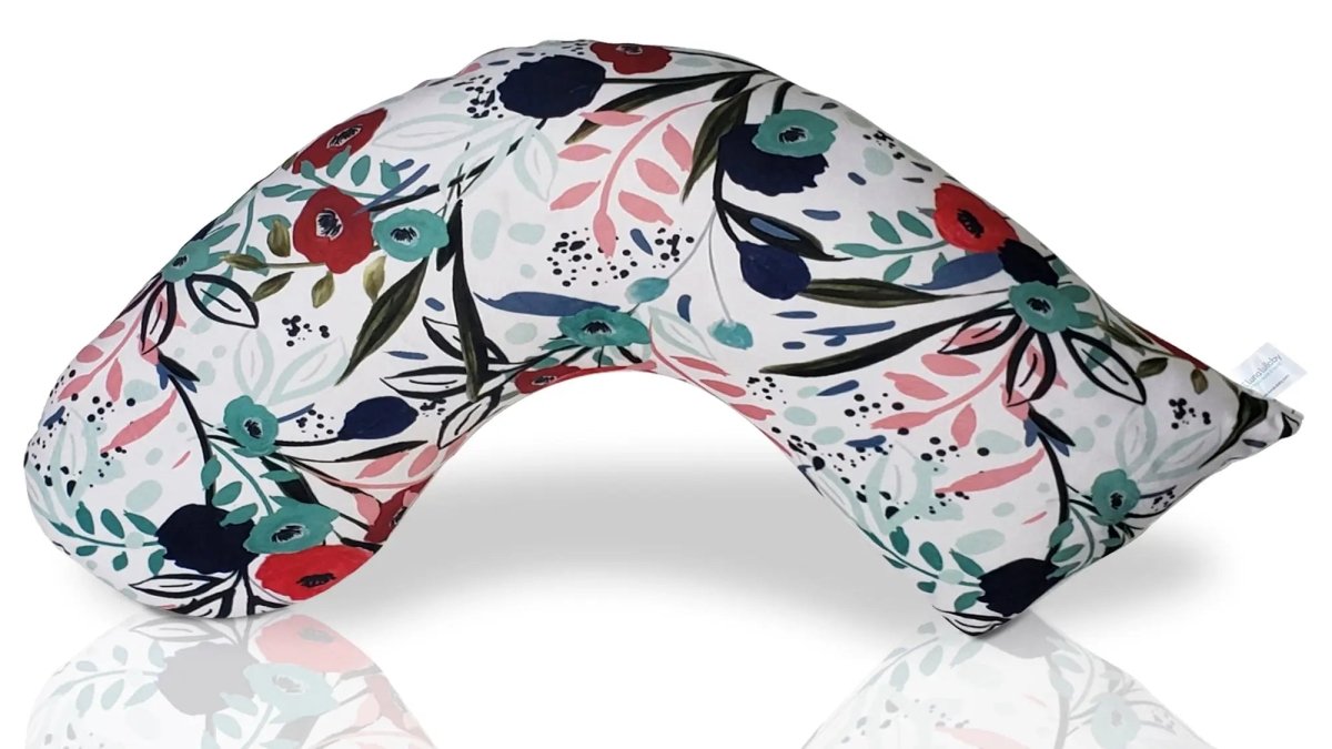Luna Lullaby Luna Lullaby Nursing Pillow Cover Lively Floral Soft Minky - Everetts Place Boutique - 