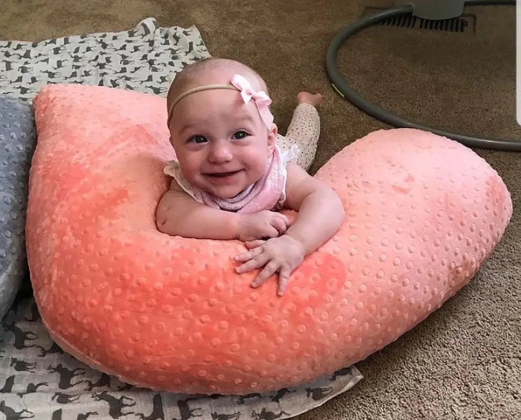 Luna Lullaby Luna Lullaby Nursing Pillow Cover Pink Flamingo Minky - Everetts Place Boutique - 