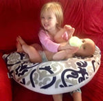 Luna Lullaby Luna Lullaby Nursing Pillow Cover Removable Minky Dig It - Everetts Place Boutique - 