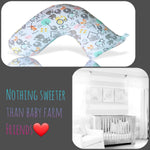 Luna Lullaby Luna Lullaby Nursing Pillow for Baby Farm Friends Nursery - Everetts Place Boutique - 