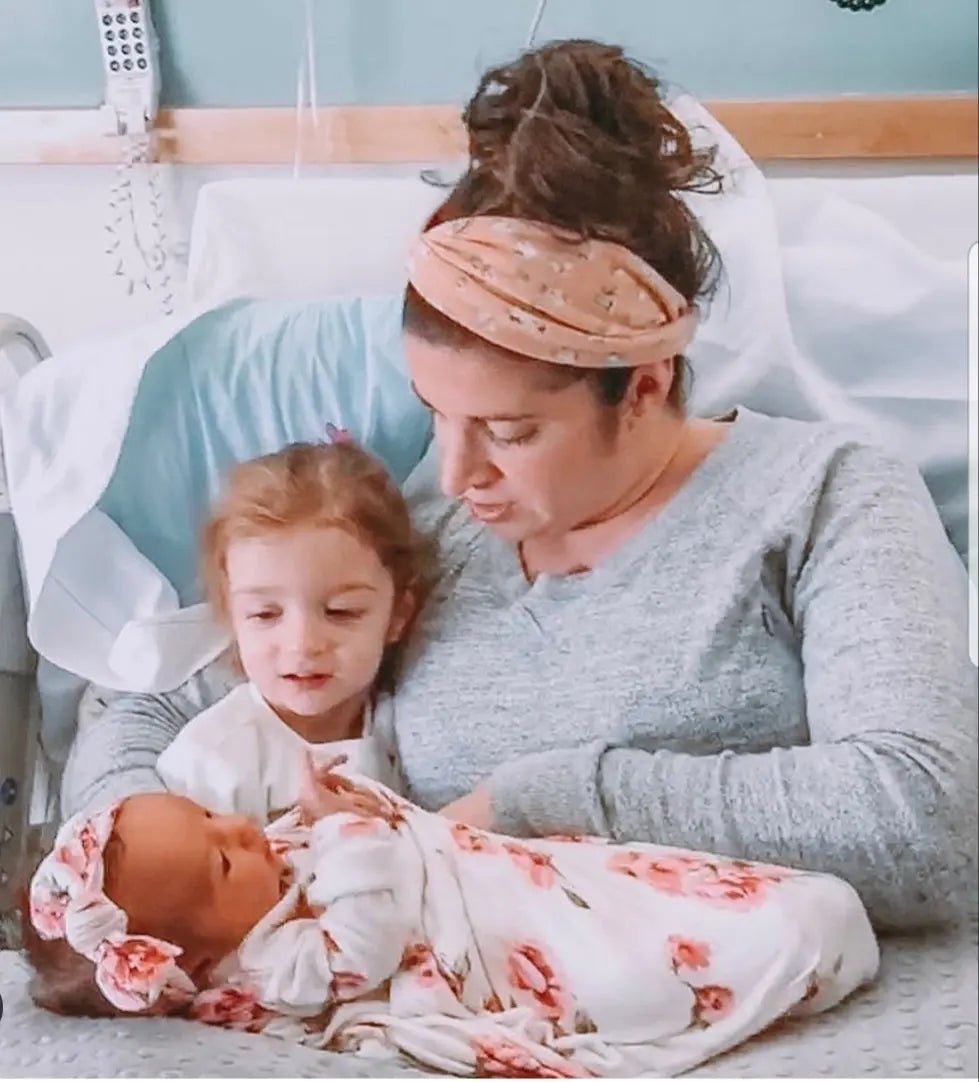 Luna Lullaby Luna Lullaby Nursing Pillow Grey Dot For Baby Comfort - Everetts Place Boutique - 