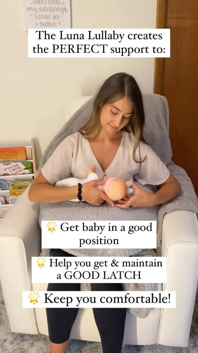 Luna Lullaby Luna Lullaby Nursing Pillow Jungle Fun For Easier Latch - Everetts Place Boutique - 