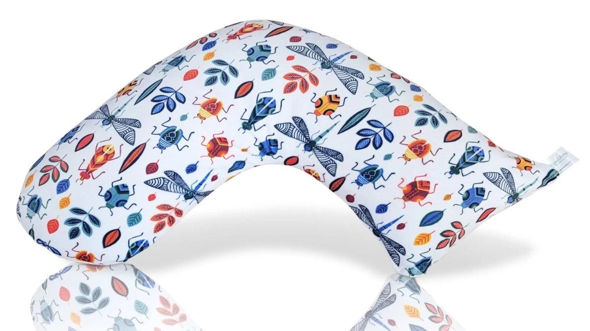 Luna Lullaby Luna Lullaby Nursing Pillow Modern Bugs Award Winning - Everetts Place Boutique - 