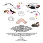 Luna Lullaby Luna Lullaby Nursing Pillow Premium Swinging Sloth Comfort - Everetts Place Boutique - 