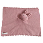 Luna Lullaby Luna Lullaby Snuggle Lovie Bunny Bear Medium Pink Lovey - Everetts Place Boutique - 