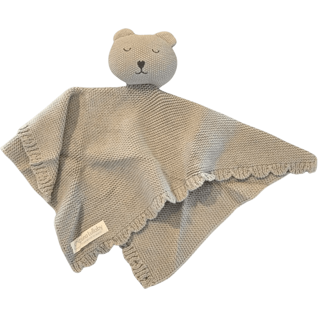 Luna Lullaby Luna Lullaby Snuggle Lovie Soft Grey Baby Comfort Everyday - Everetts Place Boutique - 