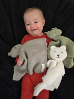 Luna Lullaby Luna Lullaby Snuggle Lovie Soft Grey Baby Comfort Everyday - Everetts Place Boutique - 
