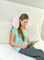 Luna Lullaby Luna Lullaby Travel Pillow Ivory Dot For Moms On The Go - Everetts Place Boutique - 