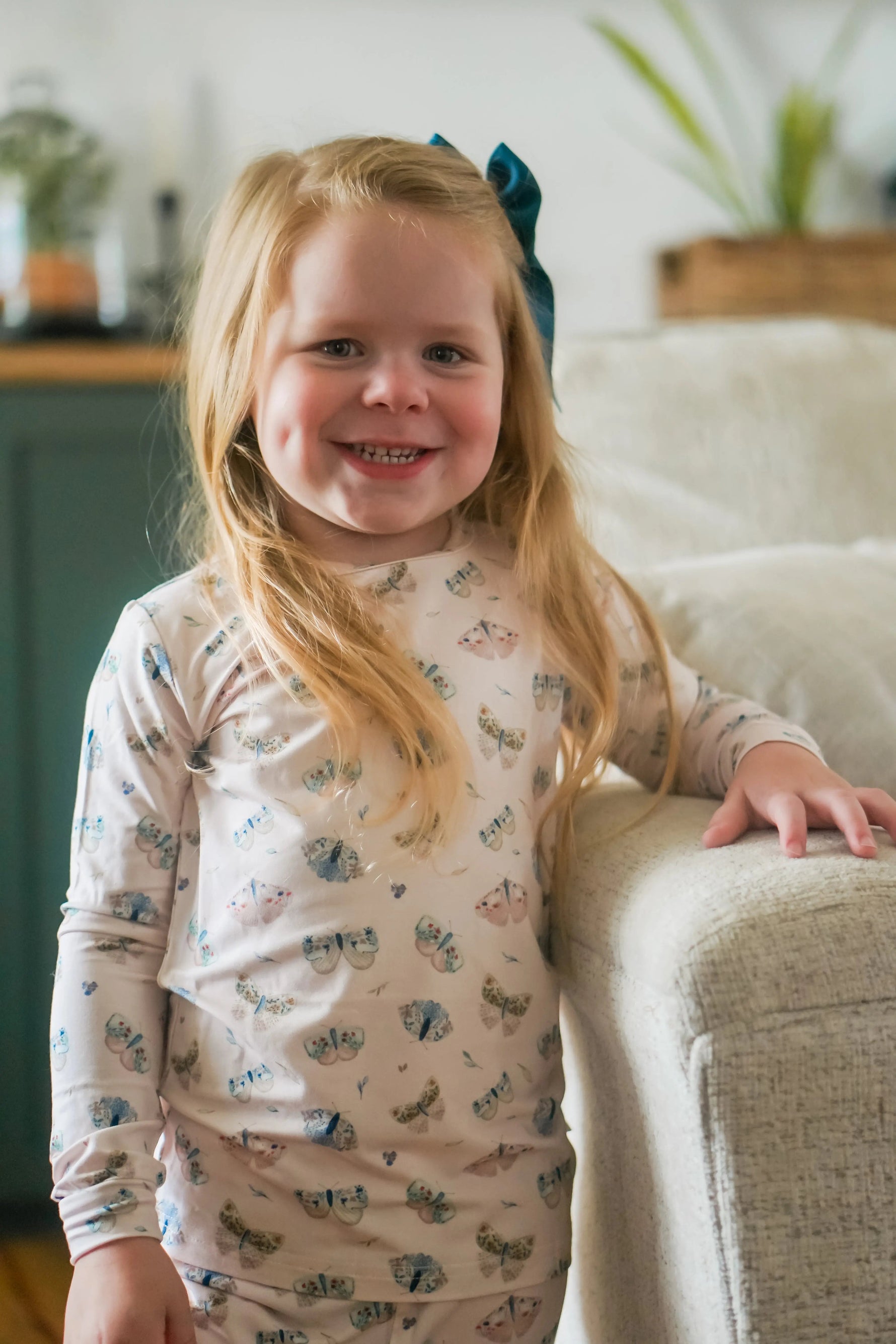 Little Joy Co. Luna Moths 2pc Bamboo Pajamas - 