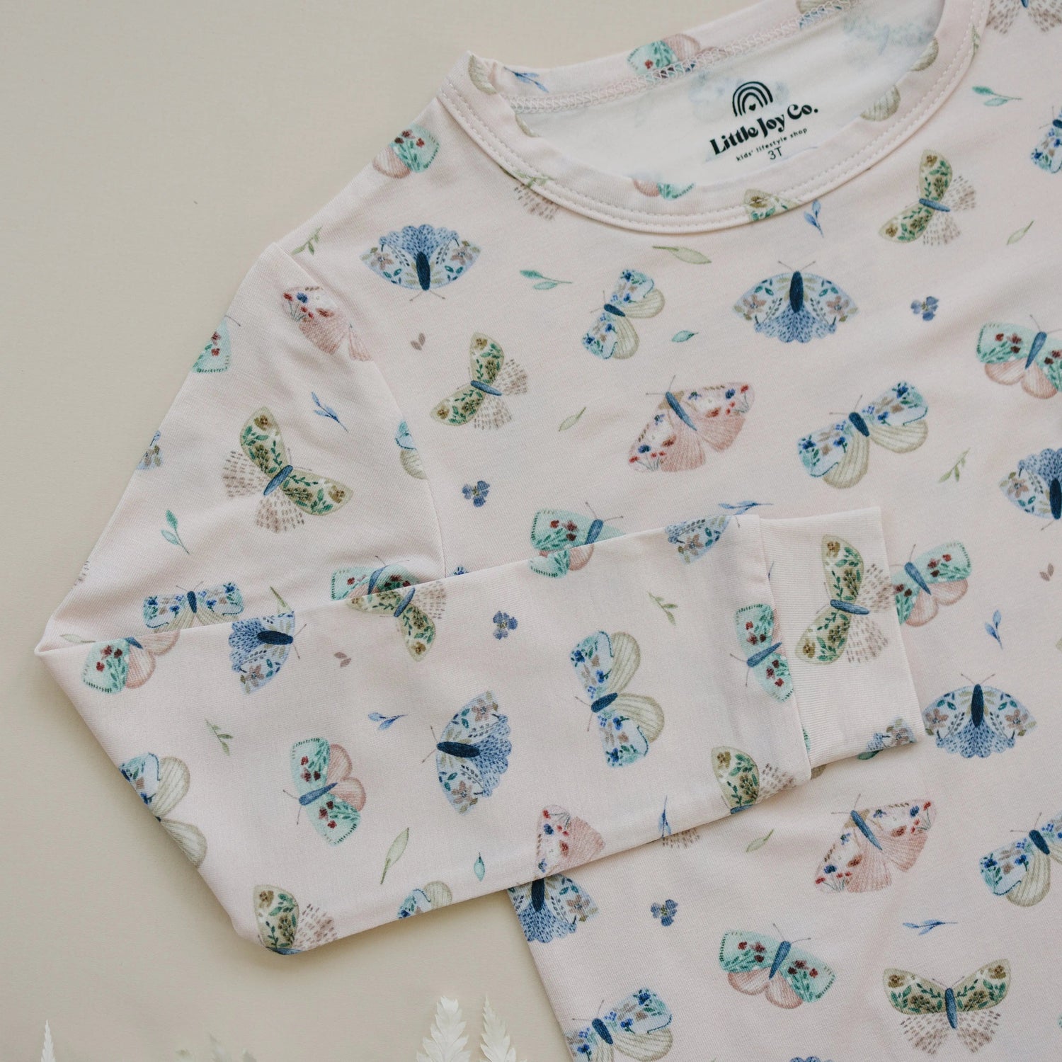 Little Joy Co. Luna Moths 2pc Bamboo Pajamas - 